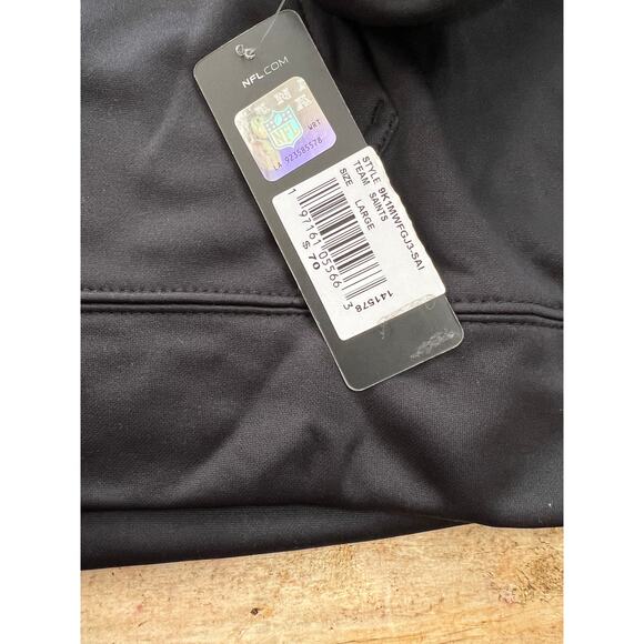 NFL Men's Saints Pullover Hoodie Sweatshirt Size Large Combine Training - Picture 6 of 9